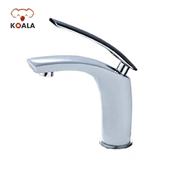 Customizable Waterfall Bathroom Basin Faucet with Clear Glass Disk in Chrome