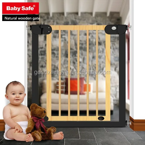 Bebê porta retrátil crianças barreira de segurança porta da escada portão  do cão - AliExpress