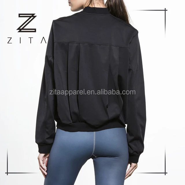 activewear bomber jacket