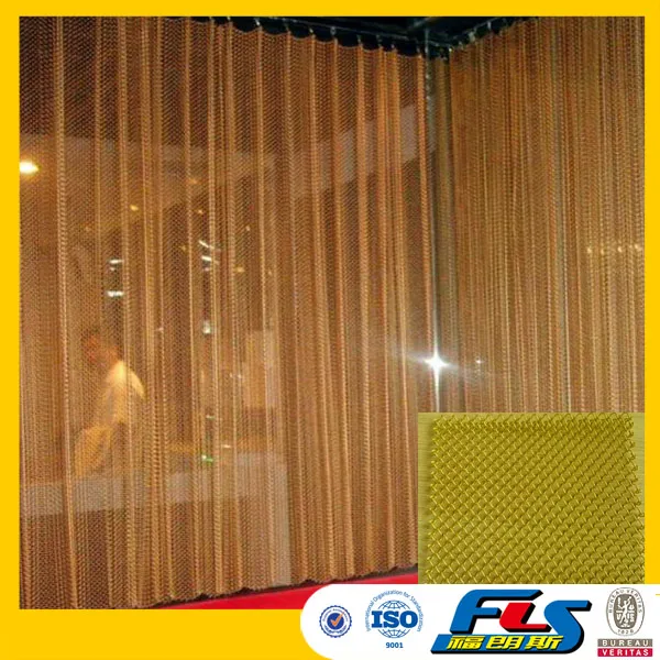 Decorative Architecture Metal Drapery Rings Chain Link Curtain