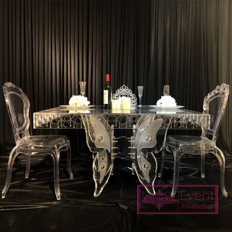 Good Quality Reasonable Price Furniture Acrylic Led Light Dining Good Quality Reasonable Price Furniture