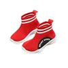 Factory price knitted breathable sock shoes for kids sport shoes