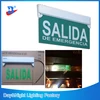 Emergency Exit Sign Light Fire Led Rechargeable Wall Mounted SALIDA