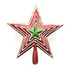 China supplier mini plastic christmas tree topper decoration artificial shining star