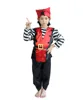 Kids Pirate Costume Girl Boy Children Halloween Party Fancy Dress Caribbean Pirate Costume