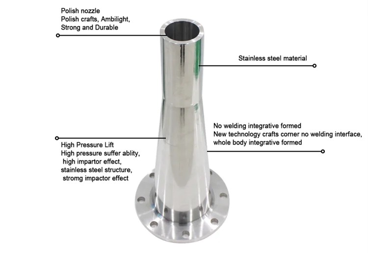 50M High Jet Pond Fountain Nozzle for ProJet Vertical High Jet