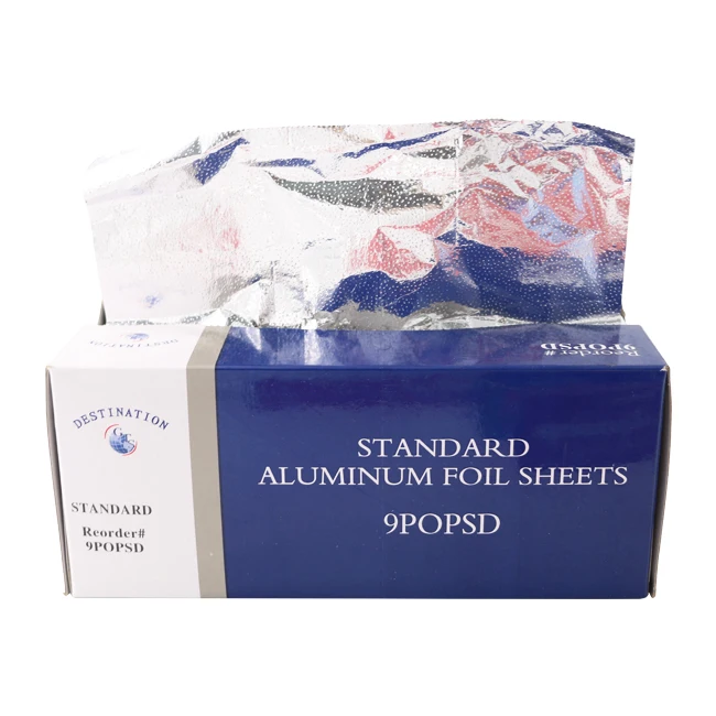 9''*10.75'' Household Pop Up Aluminum Foil Sheets Soft Temper