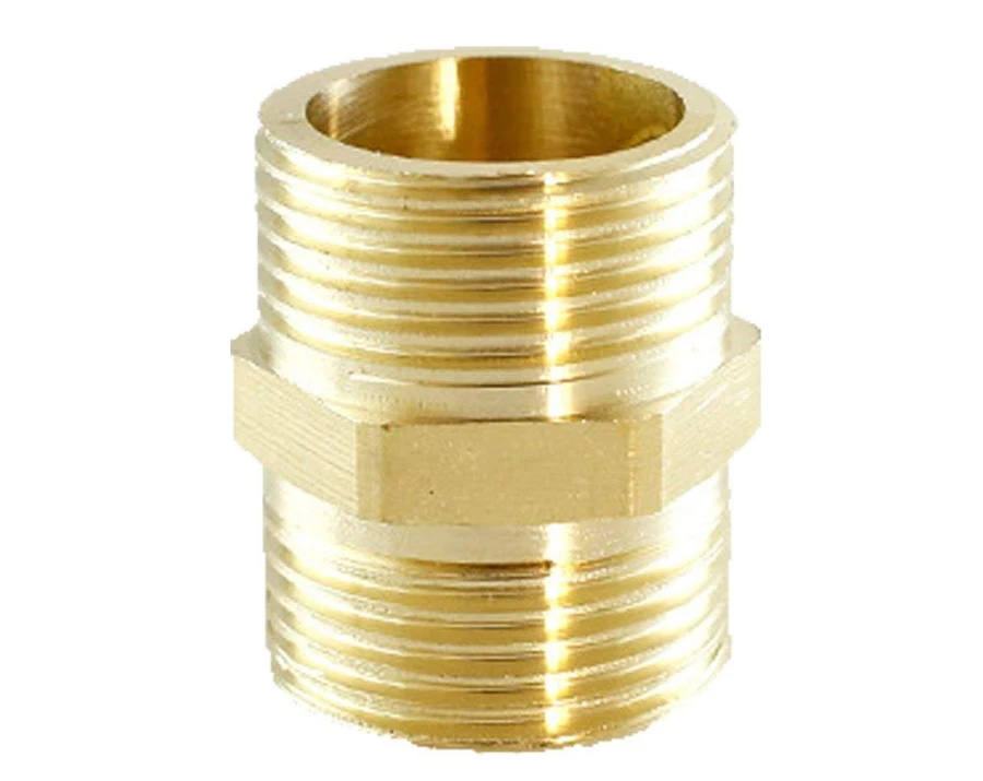 1 X 1 Inch Male Thread Npt Straight Pipe Connector Hex Nipple Fast ...