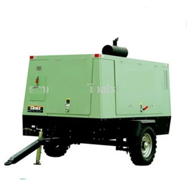 22KW Portable Medium Pressure Diesel Engine Mobile Screw Air Compressor