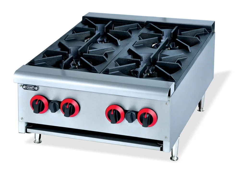 Automatic Ignition Outdoor Gas Cooktop With 4 Burner Cooking Range