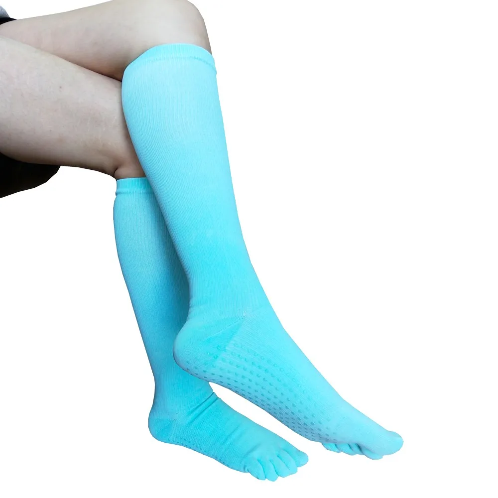 2018 Mens Nylon Nonslip Soccer Compression Knee High Tube Socks Five Toe Buy Mens Nylon Knee