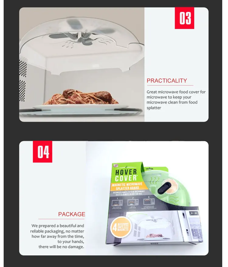 As Seen On Tv Magnetic Microwave Splatter Guard Food Anti Sputtering As Seen On Tv Magnetic Microwave Splatter Guard Food Anti Sputtering Lid Cover