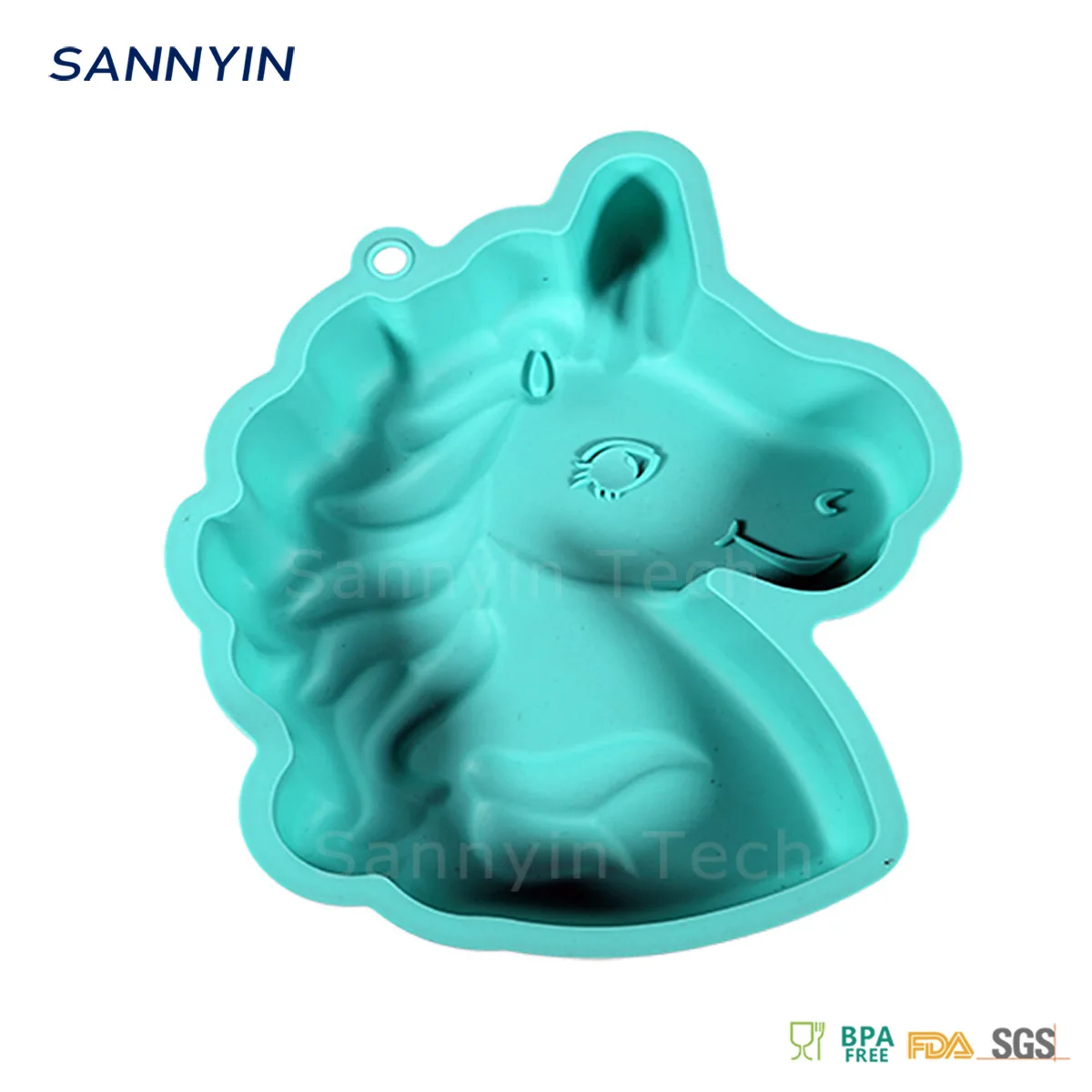 green unicorn mold 1 