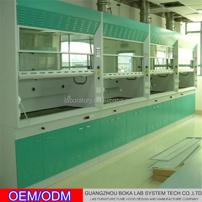 Sistema De Ventilación De Laboratorio,Cámara De Humos De Acero,Campana