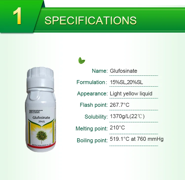 Herbicide Finale Weed Grass Spray Killer 15 20 Sl Glufosinate For