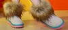 New design fashion cow suede short shoes girl snow boots
