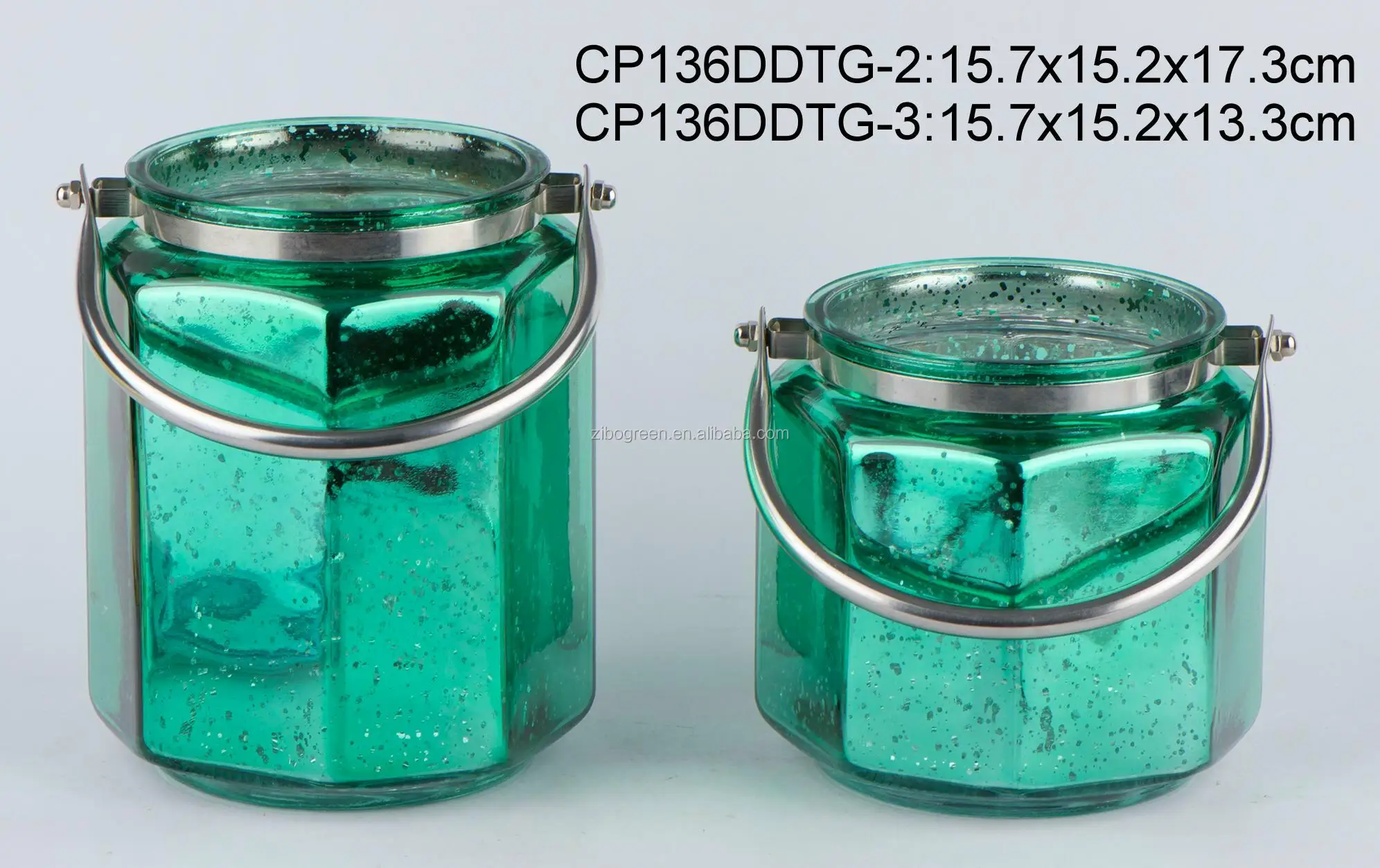 Cp135ddtg Color Sprayed Glass Lantern With Stainless Steel Handle Buy