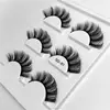 Fashion eye extension 3 pairs synthetic eyelashes for make up