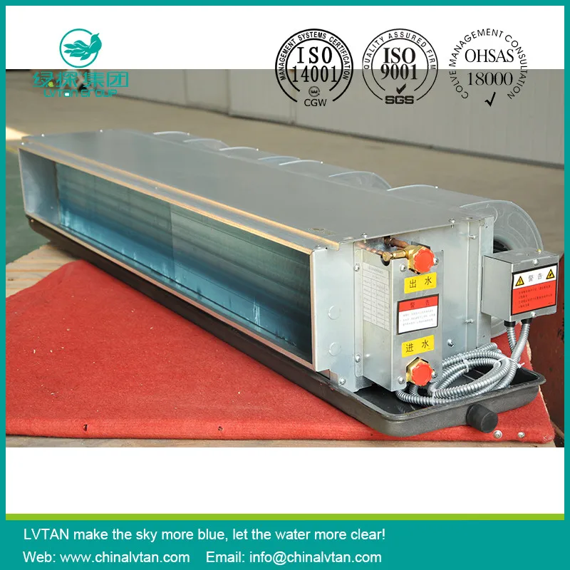 China Factory Fan Coil Unit Horizontal Fan Coil Unit Ceiling Mounted In