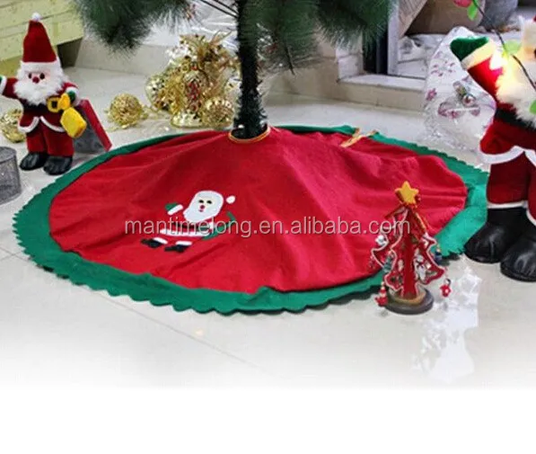non-woven decoration christmas tree skirt
