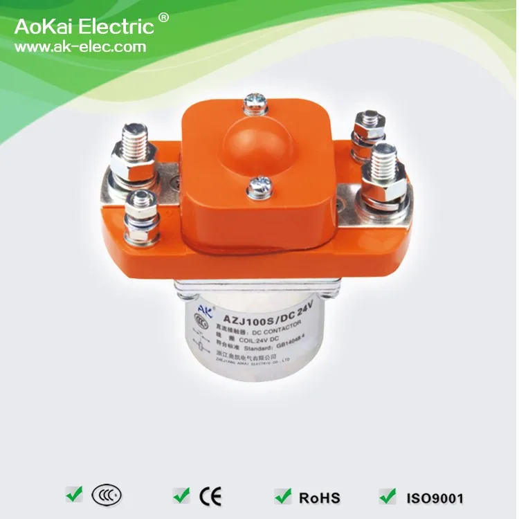 12v Motor Control Contactor 100a Single Pole Dc Contactor