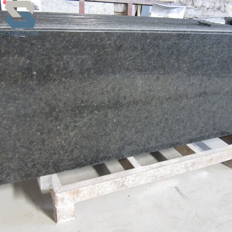 Polished Brazil Ubatuba Granite Green Laminate Countertop For