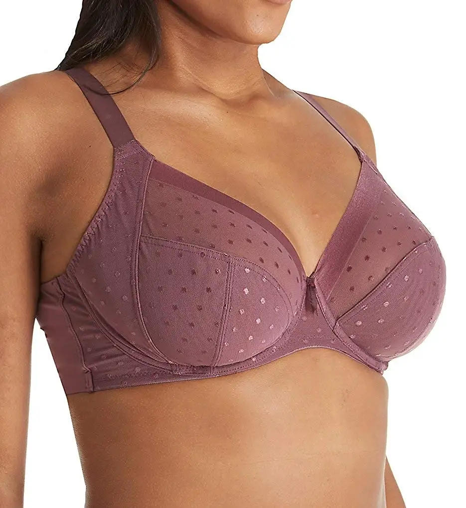 Sculptresse by Panache Womens Plus-Size Pure Lace Molded Non Padded T-Shirt Bra