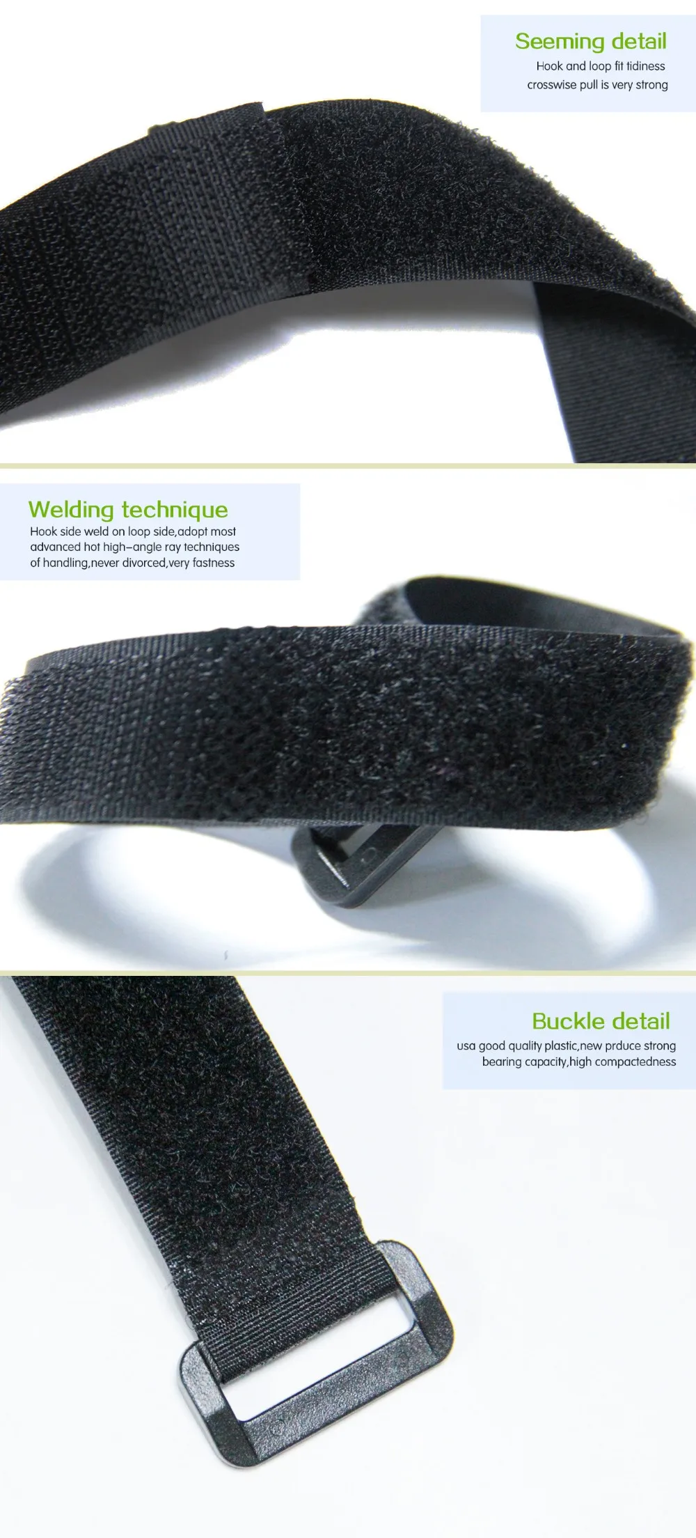Selflocking Plastic Buckle Hook And Loop Strap Buy Hook And Loop