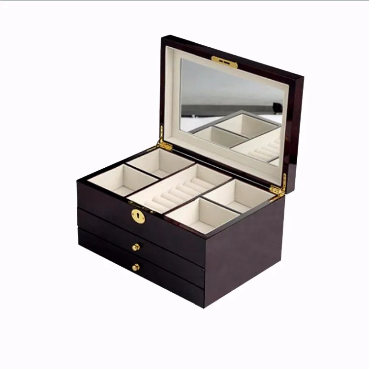 Ecofriendly Handmade Woden Table Top Jewelry Stand Display Cases With