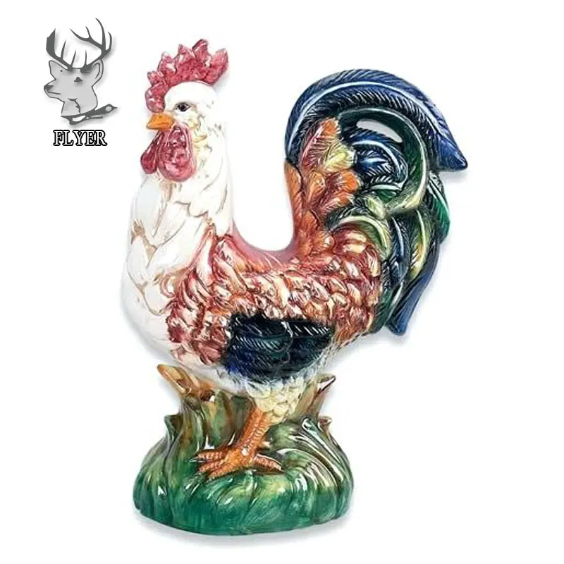 large rooster statue for sale