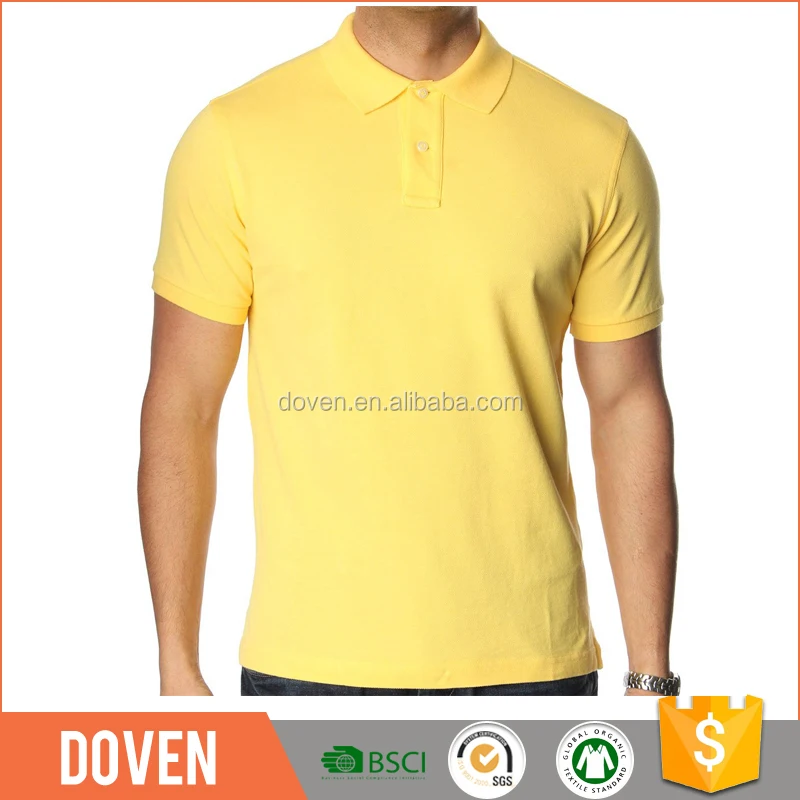 High quality oem 100 cotton blank polo shirt for golf uniform