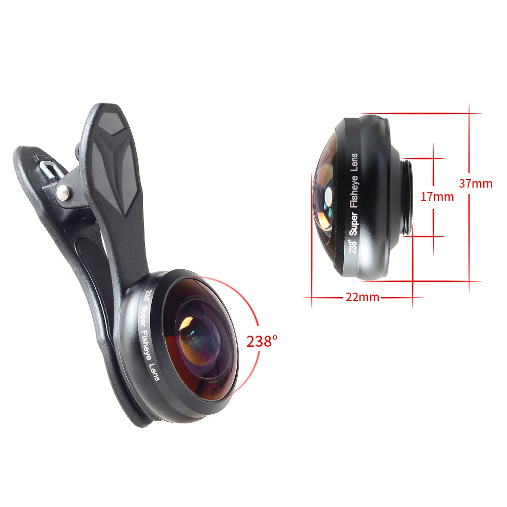 Apexel Hd 238 Fish Eye Lens & Mobile Camera Spare Parts Mobile Phone