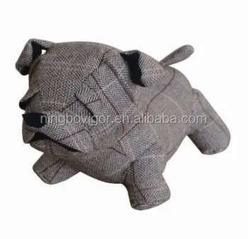 Mangy Dog Draught Excluder Stuffed Animal Door Stop Funny Fabric