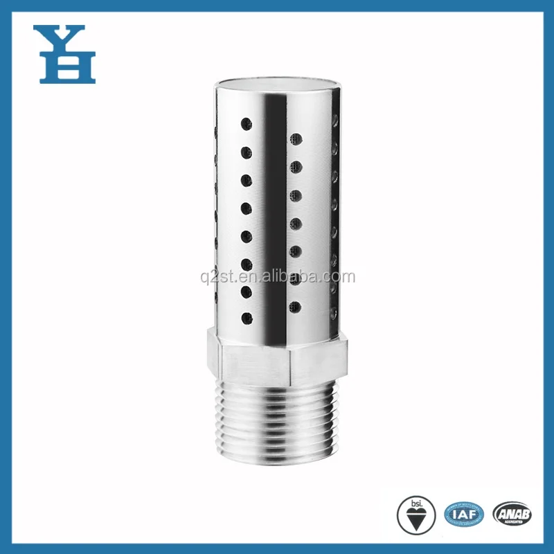 Aluminum material muffler silencer with wire mesh for noise Products