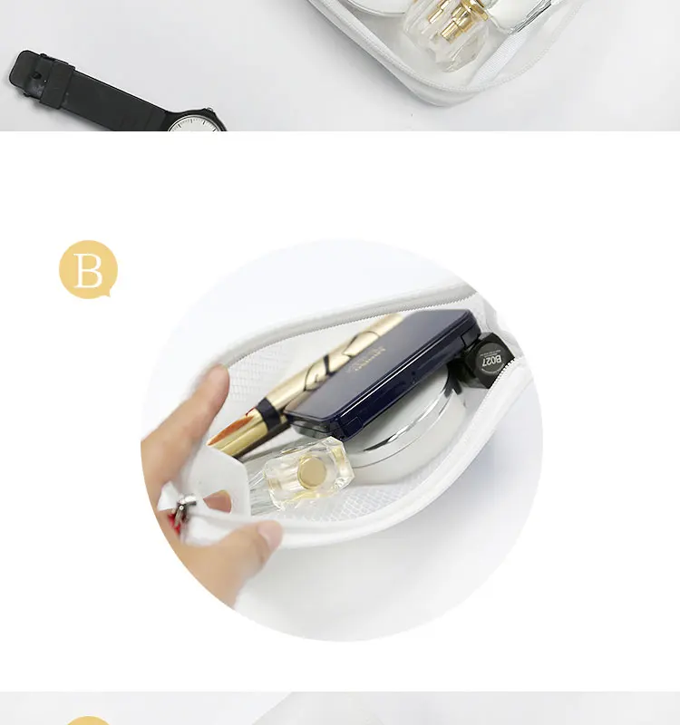 luxury travel makeup bag