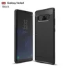 Carbon Fiber Back Design Cover for Samsung Galaxy Note 8 Case Soft Rubber Full Range Protection Slim-Fit Hybrid Phone Cover