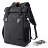 Fashion Polyester Leisure Laptop Rolling Backpack Roll Top Backpack