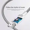 Charging Vibrating Beat Data Cable Smart Voice-Activated LED Colorful LED Data Cable for iPhone Android TYPE-C