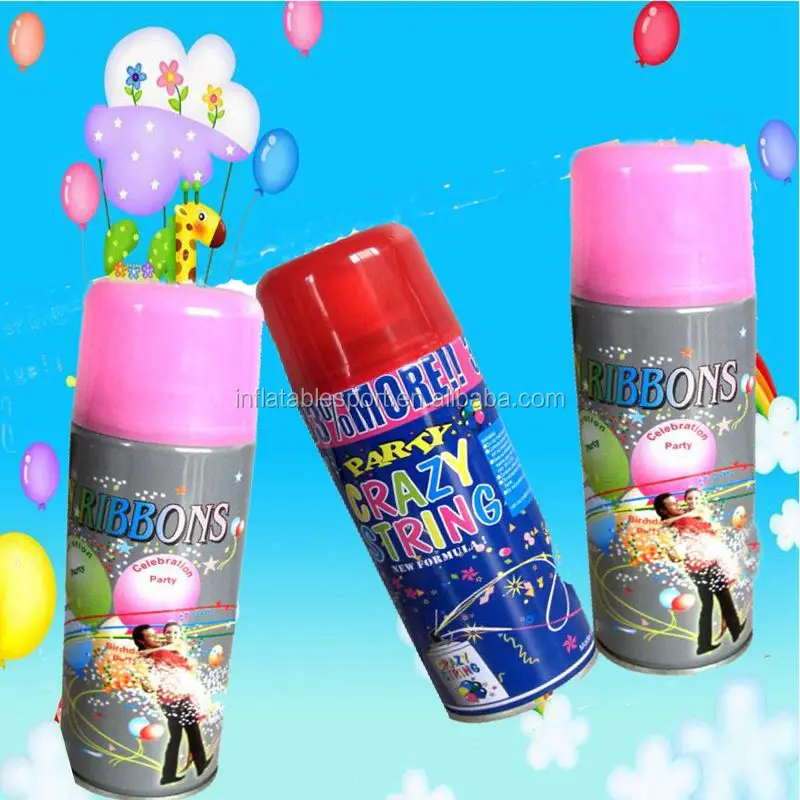 Factory Wholesale Silly String,Party String Spray,Color Party String