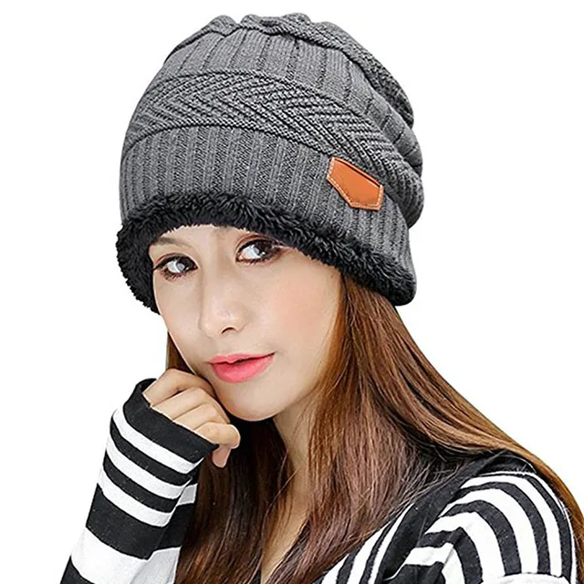 grey beanie hat picture