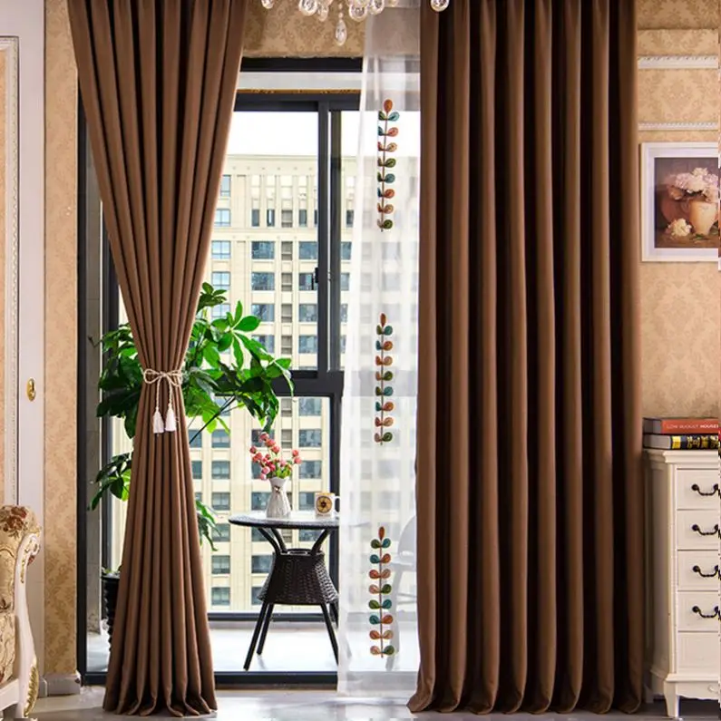 Modern Fashion Brown Curtains For Living Room Buy Curtains For Living Room Brown Curtains Curtains Modern Product On Alibaba Com