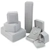 Free Shipping Custom Jewelry Packing Set Blue Velvet Box For Rings, Bracelets, Earrings, Necklace