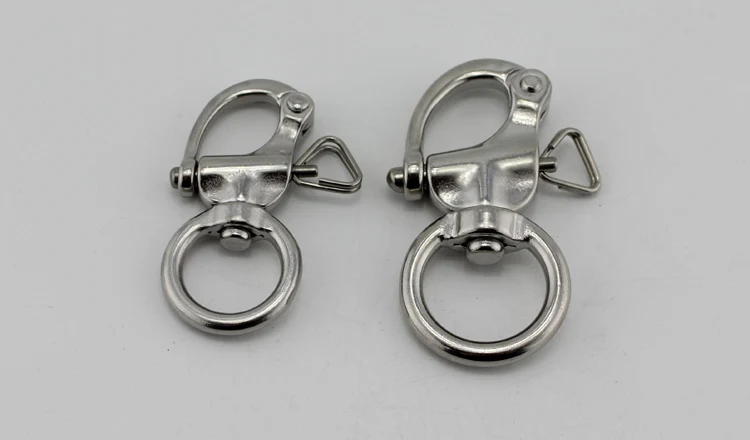 Marine Stainless Quick Released Round Eye Swivel Snap Shackle