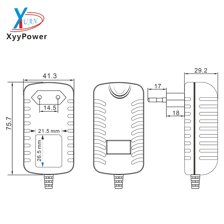 Input 100240v. Output 22v 1.0a Power Supply 22vdc 0.45a Adaptor 22v