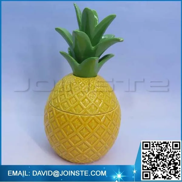 Most Popular Ceramic Pineapple Storage Jar Ceramic Pineapple