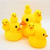 Wholesale Cute Pet Bite Resistant Toy Evade Glue Kawaii Yellow Duck Pet Train Squeaky Dog Cat Chew Toys