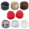 4pcs Set Colorful Electric Guitar Speed Volume Tone Control Knobs Button Guitar Bass Parts High Quality