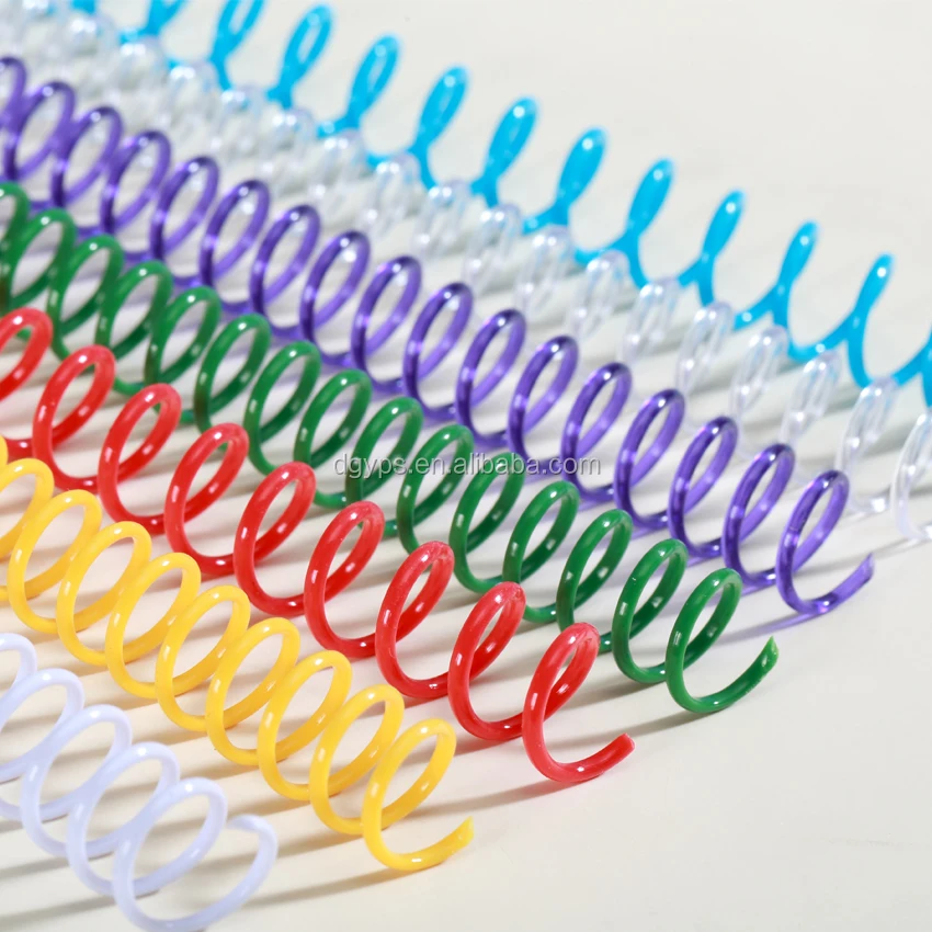 14 2 Size Pvc Plastic Spiral Wire Spring Binding Coil For Book Binding