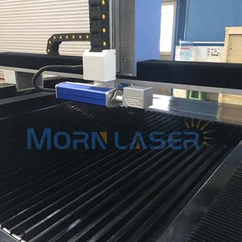 MORN big size metal sheet cylinder tube fiber laser marking engraving machine