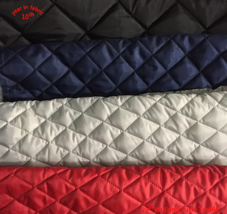 190t Polyester Taffeta Double Sided Quilted Fabric Waterproof Wujiang ...